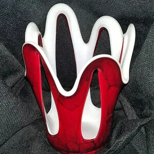 Stunning Makora Krosno Art cased glass "vase" decor